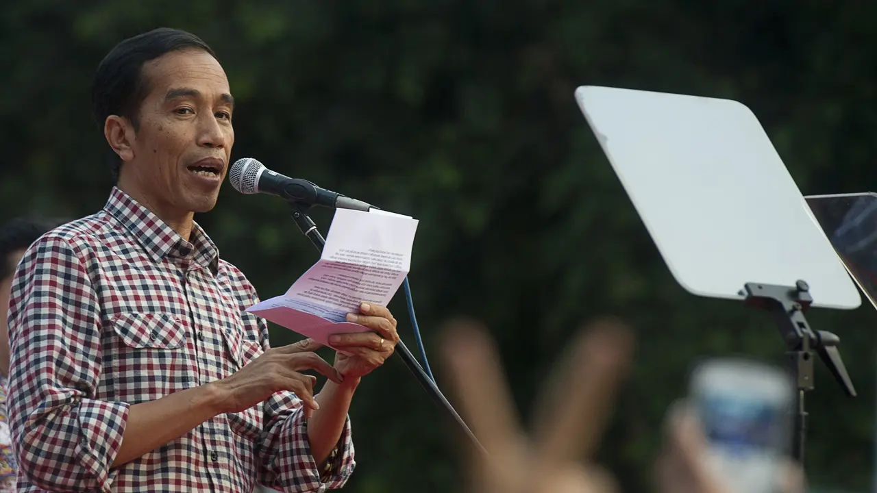 Jokowi Pidato