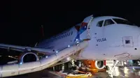 Pesawat Rusia Azimuth Airlines Terbakar Saat Mendarat di Turki, Ini yang Terjadi Selanjutnya
