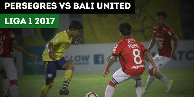 VIDEO: Highlights Liga 1 2017, Persegres vs Bali United 1-3