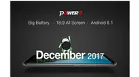 Smartphone berdaya 6.100mAh Ulefone 3 bakal dirilis Desember 2017 (Sumber: Gizmochina)