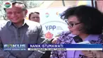 Didampingi Ketua Umum Yayasan Pundi Amal Peduli Kasih SCTV-Indosiar Imam Soejarwo, Nanik Istumawati mengunjungi posko pertama di Kecamatan Tanjung, Lombok Utara.