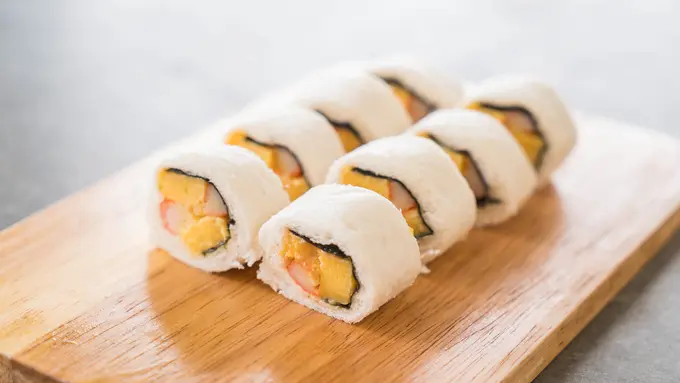 resep sushi sandwich roll