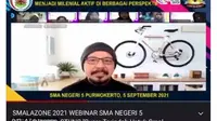 Kejadian horor saat Andy F. Noya isi webinar. (Twitter/vaLentfun)