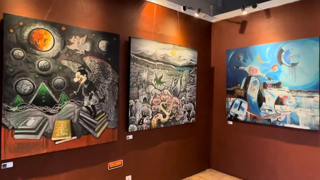 Pameran tunggal bertajuk Contemporary Ethnic. (Liputan6.com/Dian Kurniawan)