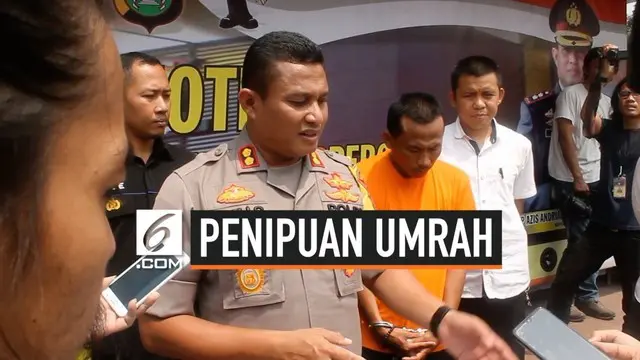 Bos Damtour ditetapkan Polresta Bogor menjadi tersangka dalam kasus penggelapan dana calon jemaah umrah. Kerugian yang diderita calon jemaah ditaksir mencapai Rp 4 miliar.