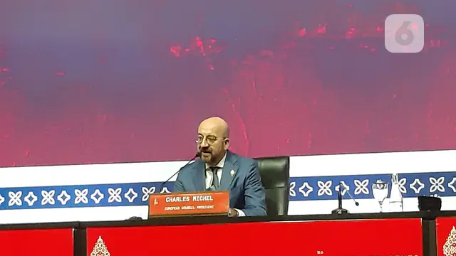 Presiden Dewan Eropa Charles Michel di G20 Bali.
