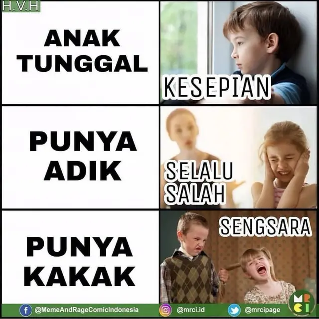Meme Kocak Derita Punya Adik Ini Bikin Ketawa Geli