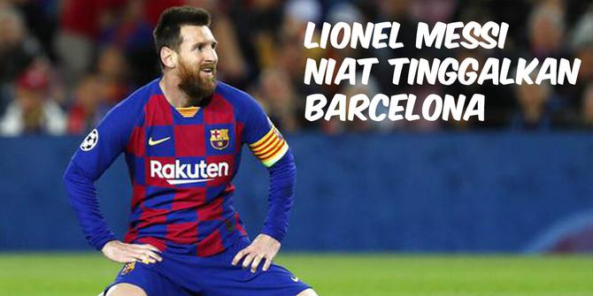 VIDEO TOP 3: Lionel Messi Niat Tinggalkan Barcelona