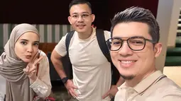 Dalam unggahan foto di Instagram, Zaskia Sungkar dan Irwansyah juga mengabadikan momen bertemu kawan. Lebih lanjut, Zaskia mengungkapkan kekagumannya terhadap akting Acha Septriasa, Vino G Bastian dan lainnya di film tersebut. (Liputan6.com/IG/@zaskiasungkar15)