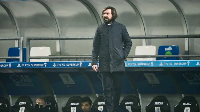 FOTO: Ekspresi Andrea Pirlo Usai Meraih Trofi Perdana Sebagai Pelatih