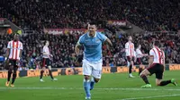 Aguero Bawa Manchester City Menang di Markas Sunderland