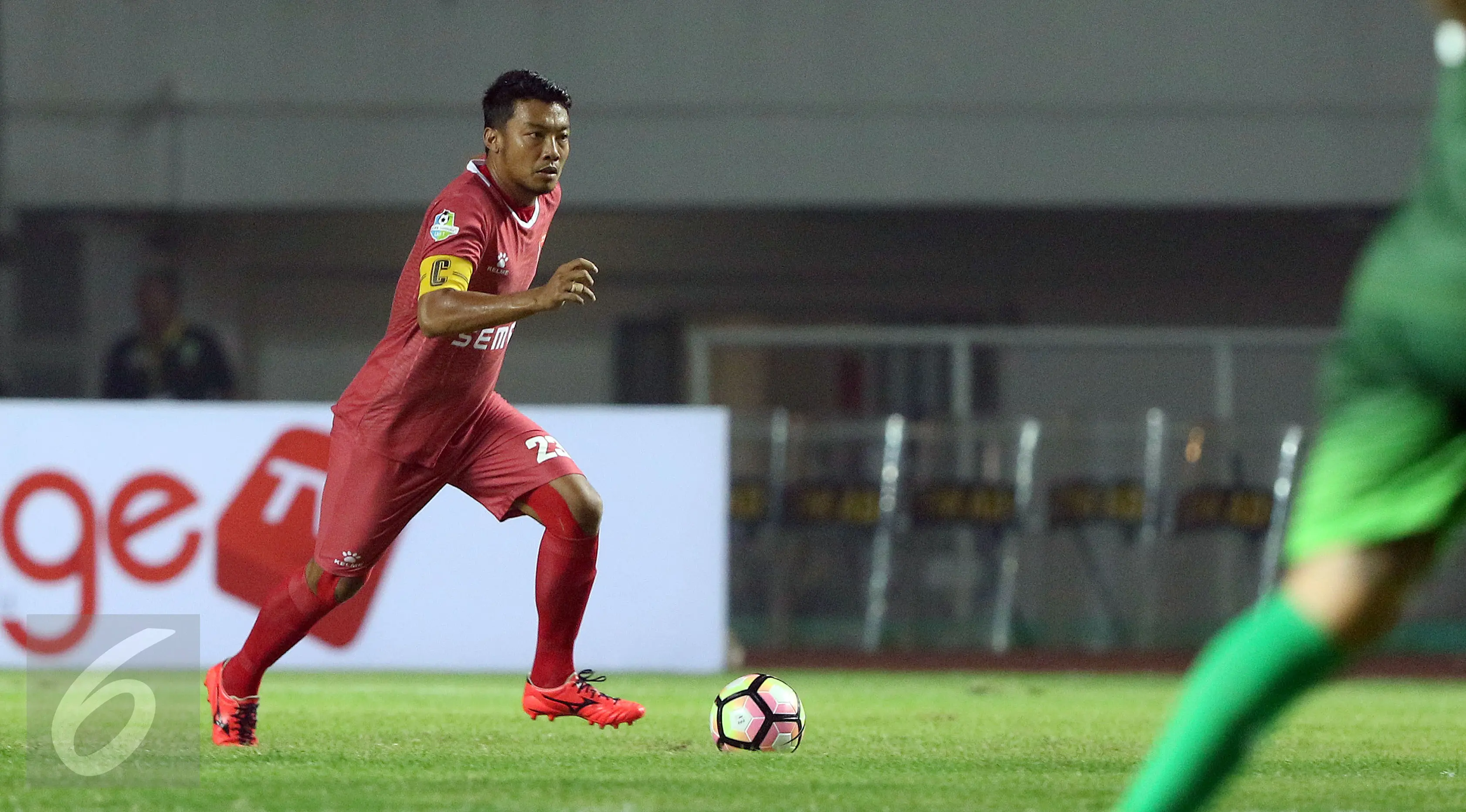 Hamka Hamzah saat masih membela PSM Makassar.  (Liputan6.com/Helmi Fithriansyah)