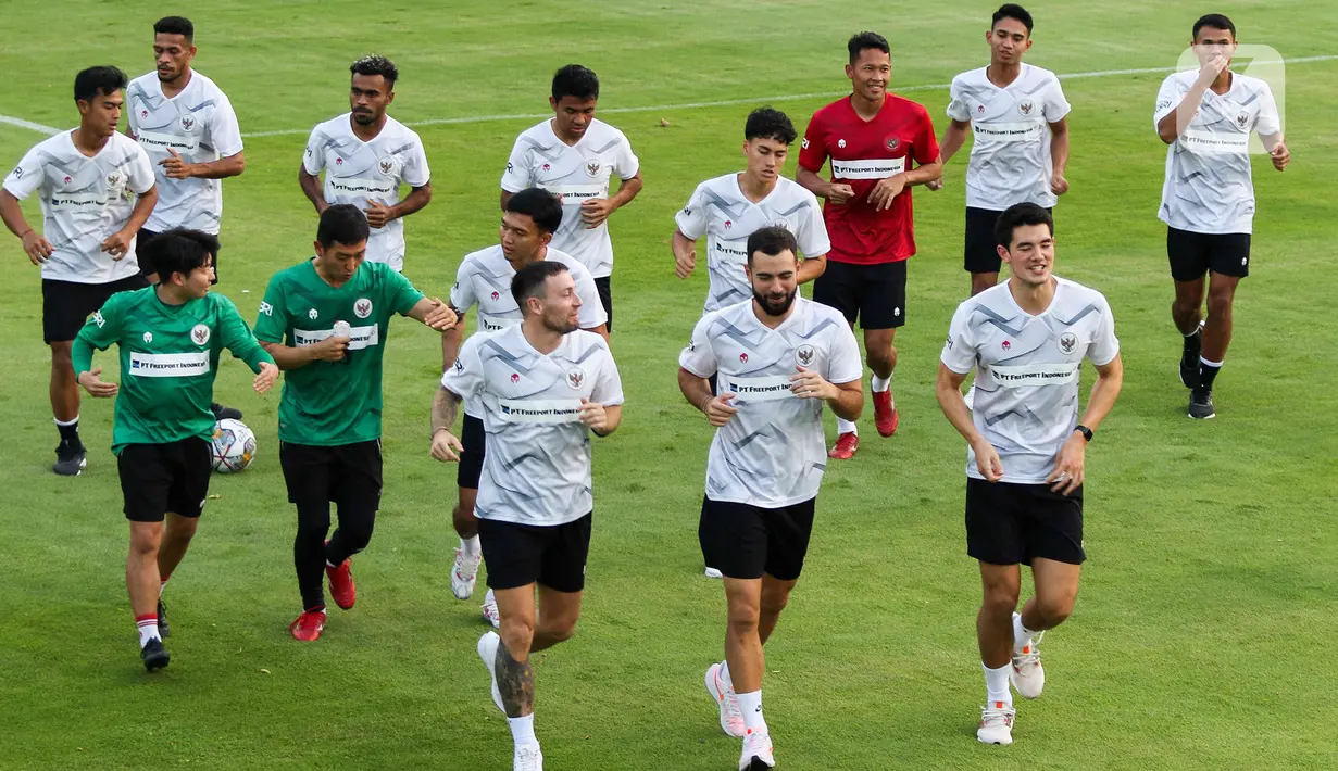 Timnas Indonesia akan bertanding kontra Argentina. (Liputan6.com/Herman Zakharia)