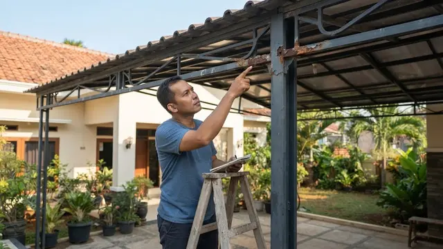 Merawat Kanopi Besi di Musim Hujan agar Tidak Mudah Karatan