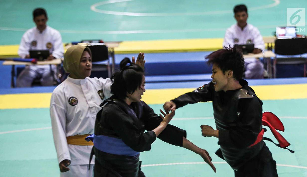 FOTO Pesilat  Nirmalasari Oktaviani Menang 5 0 Atas Laos 