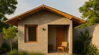 8 Model Rumah Kecil 1 Kamar dari Batako, Cocok untuk Pasangan Muda