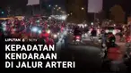 Gelombang arus mudik Lebaran 2026 di Jalur Pantura bypass Kota Cirebon, Jawa Barat mencatatkan puncaknya di hari Rabu. Hingga malam, tercatat 134 ribu kendaraan roda dua mengarah timur Pulau Jawa.