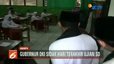 Kunjungan Anies untuk memantau sekaligus memastikan pelaksanaan Ujian Sekolah Bertaraf Nasional (USBN) berjalan baik di hari terakhir.