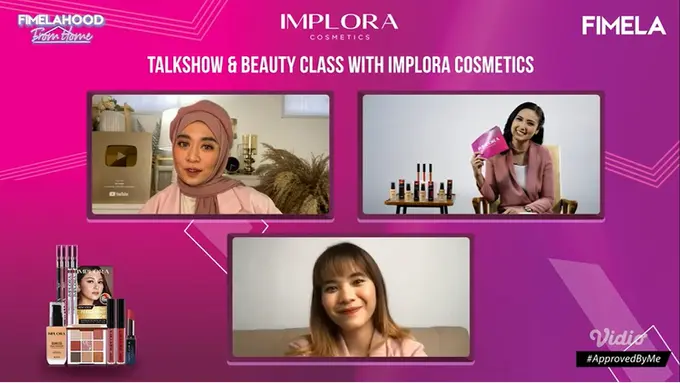 Bagikan Inspirasi Make Up #ApprovedByMe, Implora Cosmetics Hadirkan Talkshow & Beauty Class Online Super Menarik