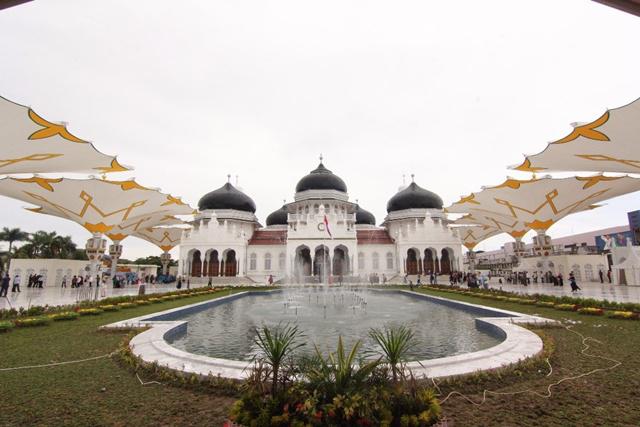 Masjid Baiturrahman kini | Copyright by kanalaceh.com