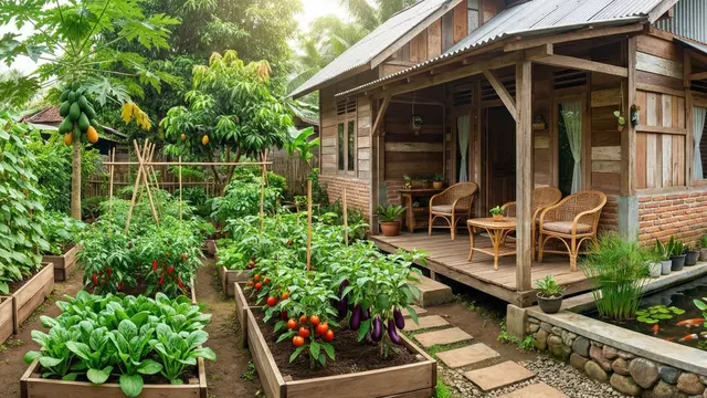 7 Model Rumah Mungil dengan Kebun, Teras dan Kolam Ikan Mini: Bikin Hunian Lebih Asri dan Nyaman Setiap Hari