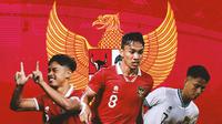 Timnas Indonesia U-20 - Alfriyanto Nico, Arkhan Fikri, Marselino Ferdinan (Bola.com/Adreanus Titus)