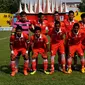 Kesebelasan Persija Jakarta berfoto bersama sebelum laga melawan Persebaya Surabaya di SCM Cup 2015, Stadion H Agus Salim, Padang, Senin (19/1/2015). (Liputan6.com/Johan Tallo)