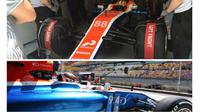 Laju mobil Manor Racing milik Rio Haryanto dan Pascal Wehrlein pada sesi latihan bebas pertama dan kedua F1 GP China, Jumat (15/4/2016), patut diacungi jempol. (Bola.com/Twitter)