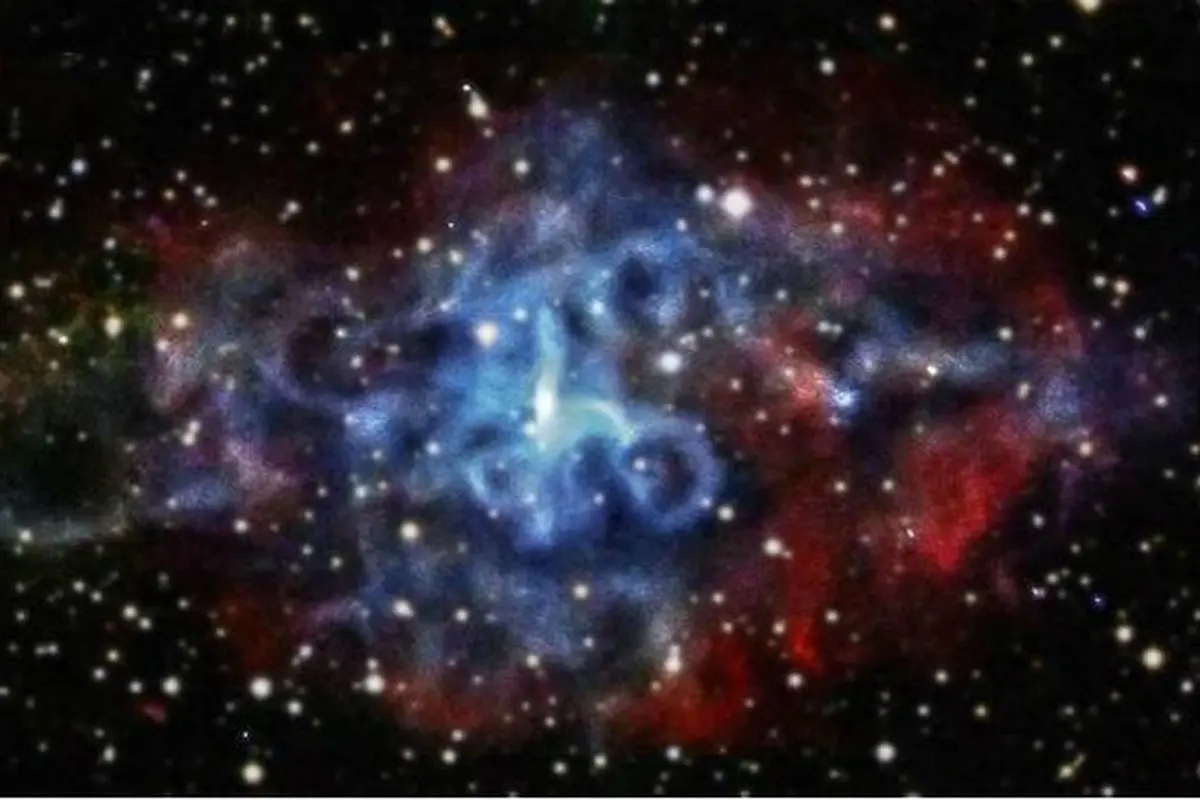 Ilustrasi ledakan supernova di angkasa luar (NASA)
