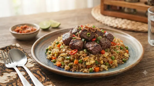 Resep Nasi Goreng Wagyu Ala Rumahan