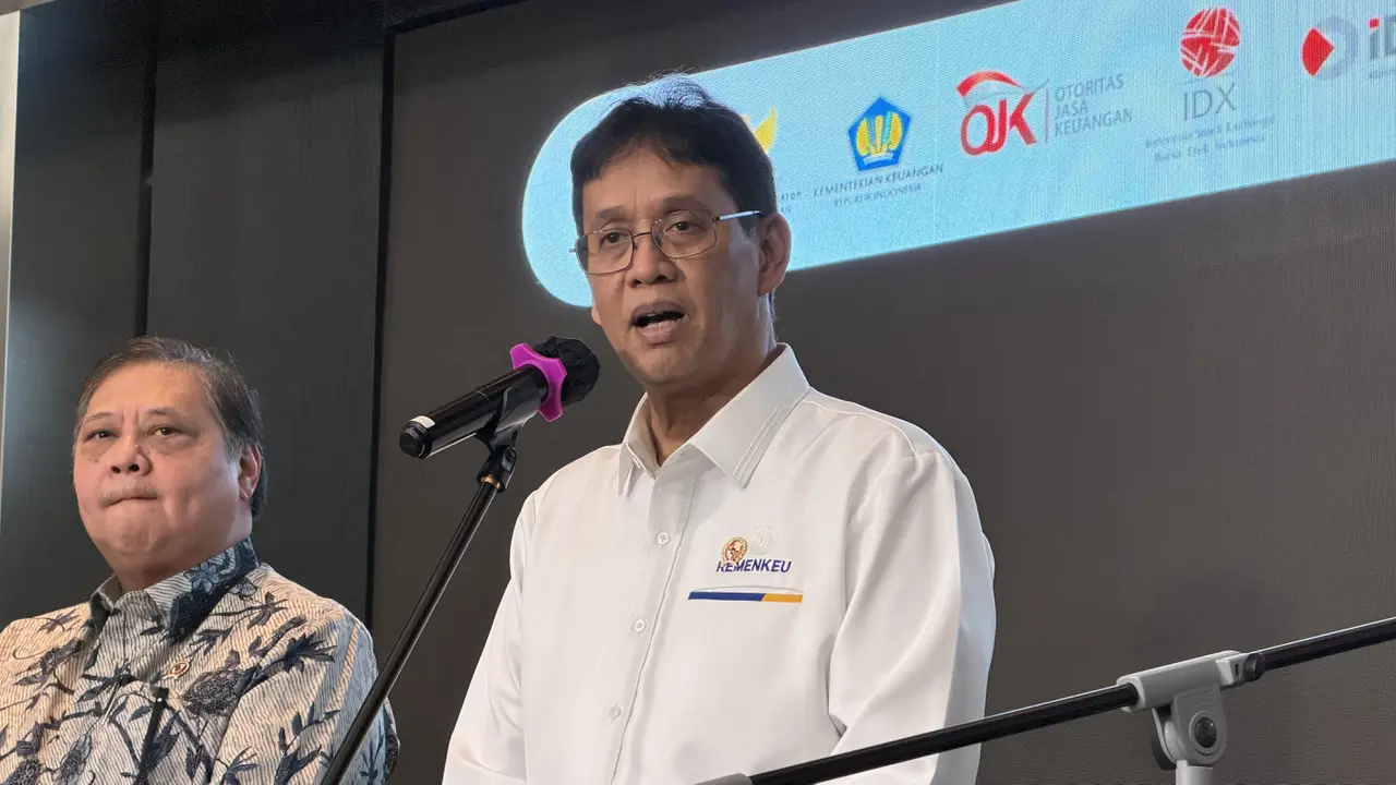 Menteri Keuangan (Menkeu) Purbaya Yudhi Sadewa dalam acara Peresmin Program PINTAR Reksa Dana