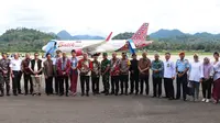 Penerbangan perdana Batik Air rute Mamuju-Makassar (Foto: Liputan6.com/Istimewa)