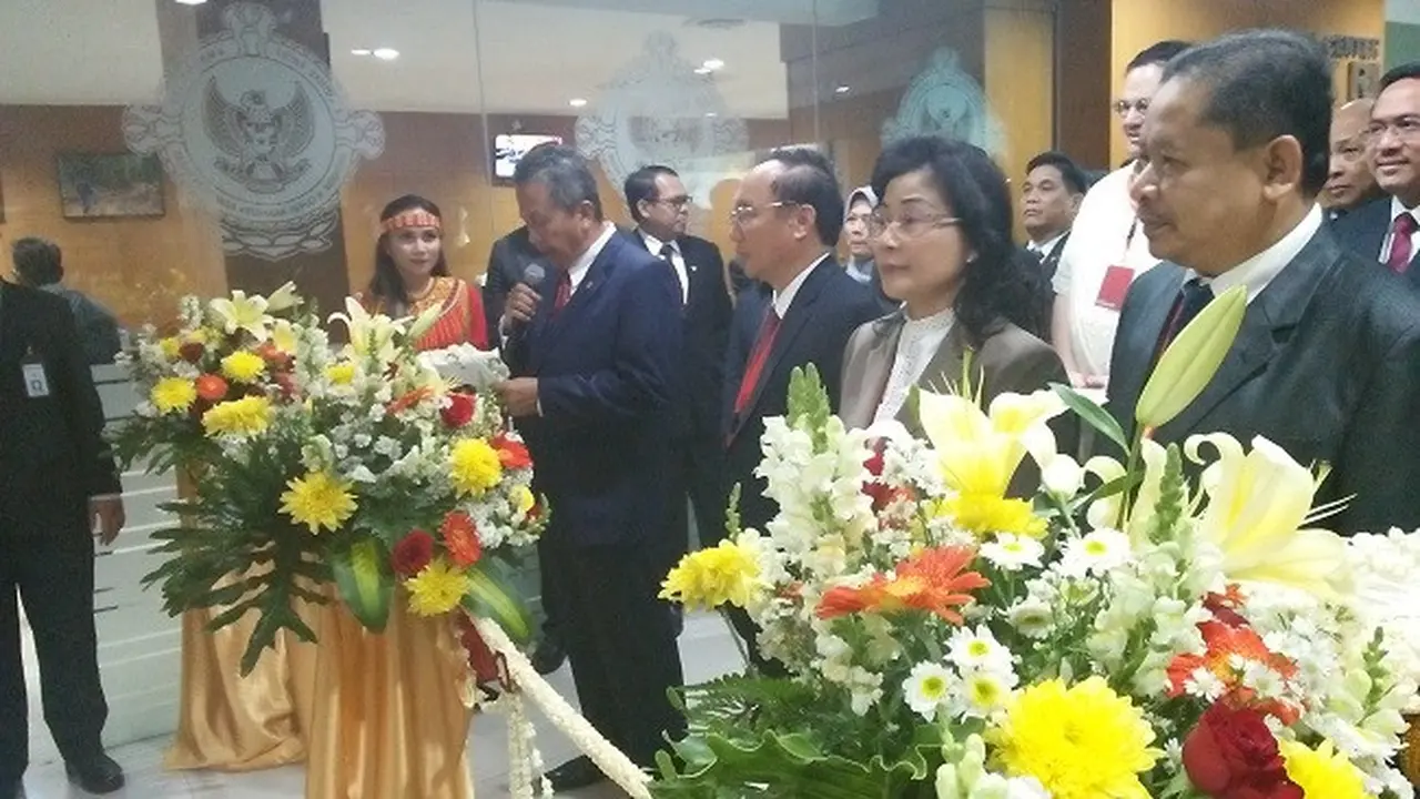 Badan Pemeriksa Keuangan (BPK) RI meresmikan ASEAN Supreme Audit Institutions (ASEANSAI) Secretariat Office.(Dok Merdeka.com)
