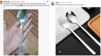 Cuitan Netizen tentang Sendok Bikin Tepuk Jidat. (Sumber: X/@syukasushiii/@cruscx)