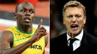 Usain Bolt Puas dengan Kebijakan Moyes Bersama MU