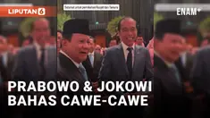 Prabowo Bercanda dengan Jokowi, Bahas Cawe-cawe