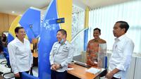 Presiden Joko Widodo (Jokowi) melakukan inspeksi mendadak (sidak) ke Kantor Pajak Solo. (Foto: Istimewa)