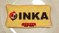 PT INKA mengirimkan potret melukis di atas roti dengan meses dengan potret yang bertuliskan kata INKA (Dok.Twitter/@ptinka/https://twitter.com/ptinka/status/1255485376829022208/photo/2/Komarudin)