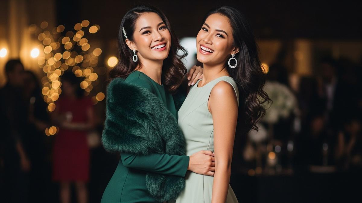 7 Inspirasi Outfit Dress Pesta Fit and Flare Simpel, Tampil Stunning Bak Ratu