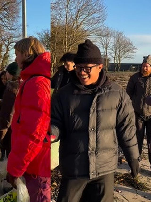 Aksi Pandawara Bersih-Bersih Pantai di Sela Studi Banding di Denmark