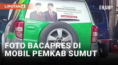 Viral Mobil Pemkab Sumut Ditempelin Stiker Bacapres