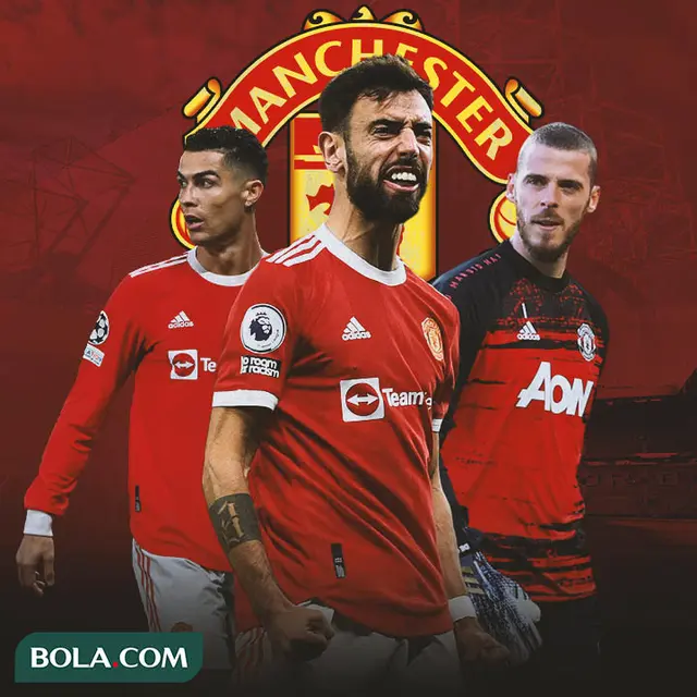 Manchester United - Cristiano Ronaldo, Bruno Fernandes, David De Gea