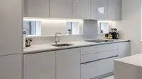 10 Inspirasi Desain Dapur dengan Kitchen Set Single Line Minimalis, Estetik Fungsional