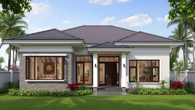 12 Model Rumah Tampak Depan Kaca Terbaru 2025, Pencahayaan Alami Maksimal