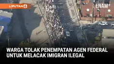 Warga di Alameda, California, berbaris dan turun ke jalan untuk menolak kehadiran agen federal di wilayah San Francisco. Aksi ini memprotes kebijakan penegakan imigrasi yang dinilai terlalu keras.