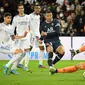 Paris Saint-Germain (PSG) menang dramatis 1-0 atas Real Madrid pada laga leg pertama 16 besar Liga Champions di Parc des Princes, Rabu (16/2/2022)