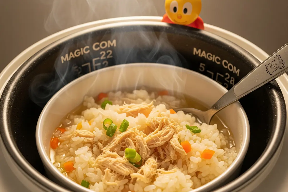 Cara Buat Nasi Kaldu untuk Anak di Magic Com