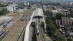 Rangkaian kereta Mass Rapid Transit (MRT) Jakarta terlihat di Stasiun Lebak Bulus, Jakarta Selatan, Kamis  (31/7/2025). (merdeka.com/Arie Basuki)