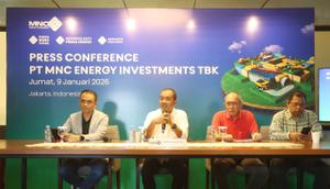 Konferensi Pers PT MNC Energy Investments Tbk (IATA). Dok istimewa