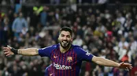 9. Luis Suárez – 125 gol: Penyerang yang didatangkan dari Liverpool demi gantikan peran David Villa di Barcelona. Total hingga Februari 2019, Suarez mencetak 125 gol bersama Barcelona. (BCWGlobal)